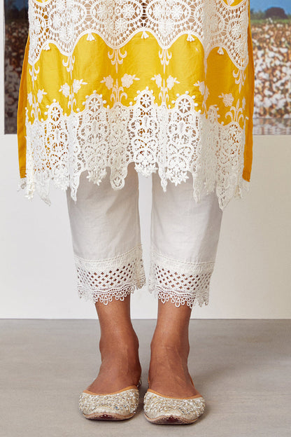 Mulmul Supima Cotton Paradise Mango Kurta