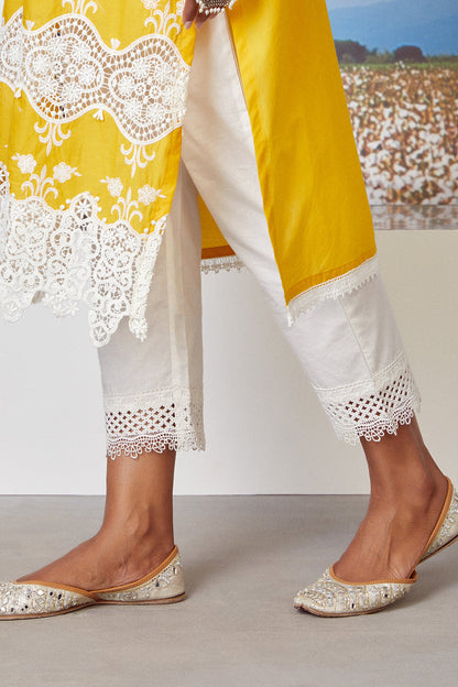Mulmul Supima Cotton Paradise Mango Kurta