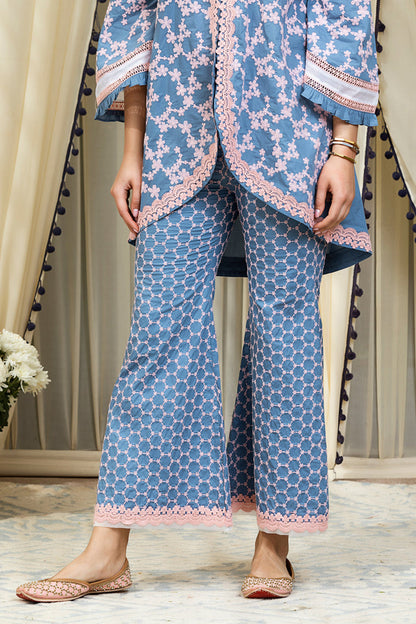 Mulmul Supima Cotton Zeta Bellbottom