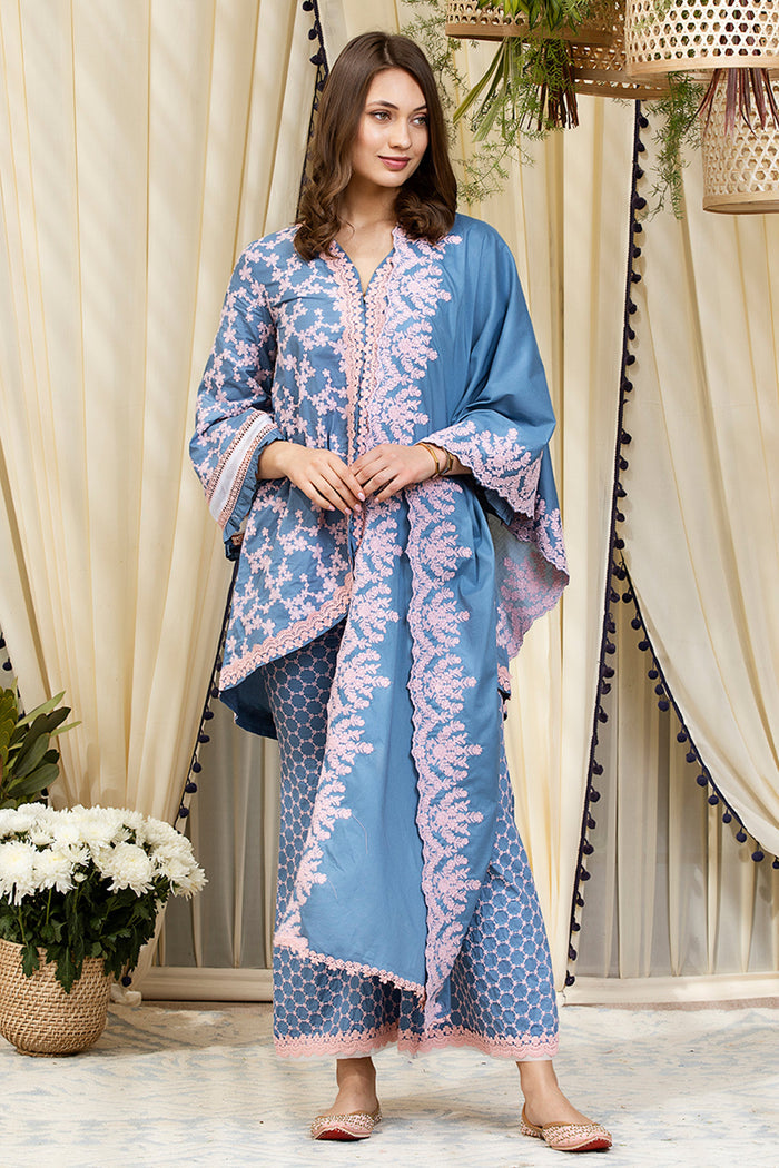 Mulmul Supima Cotton Zeta Kurta