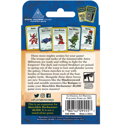 Munchkin Warhammer 40,000: Rank and Vile