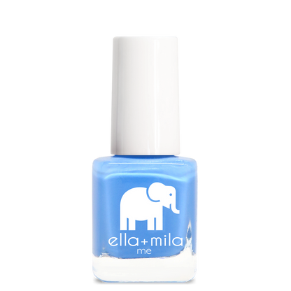 My Pool Party baby blue shimmer nail polish bottle – ella+mila