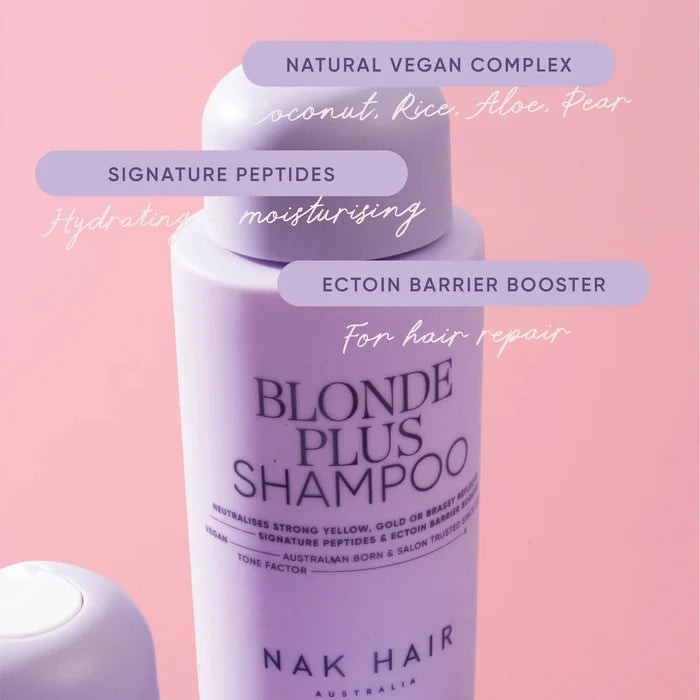 NAK Hair BLONDE PLUS Shampoo 350ml