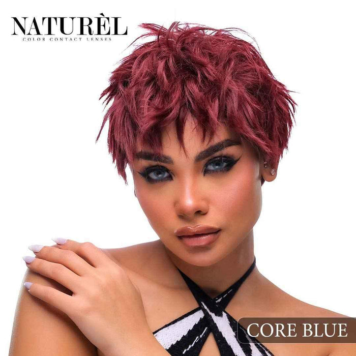 Naturel Lenses Core Blue - Vibrant Korean Lenses - Colored Contact Lenses - Naturel -- United Arab Emirates -- Pinky Cosmetics