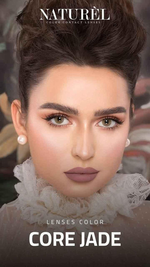 Naturel Lenses Core Jade - Enchanting Korean Lenses - Colored Contact Lenses - Naturel -- United Arab Emirates -- Pinky Cosmetics