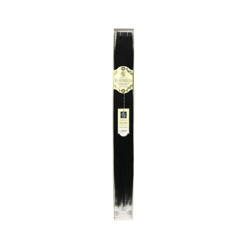 HAIR COUTURE black Remy human hair tape in extensions with smooth straight texture