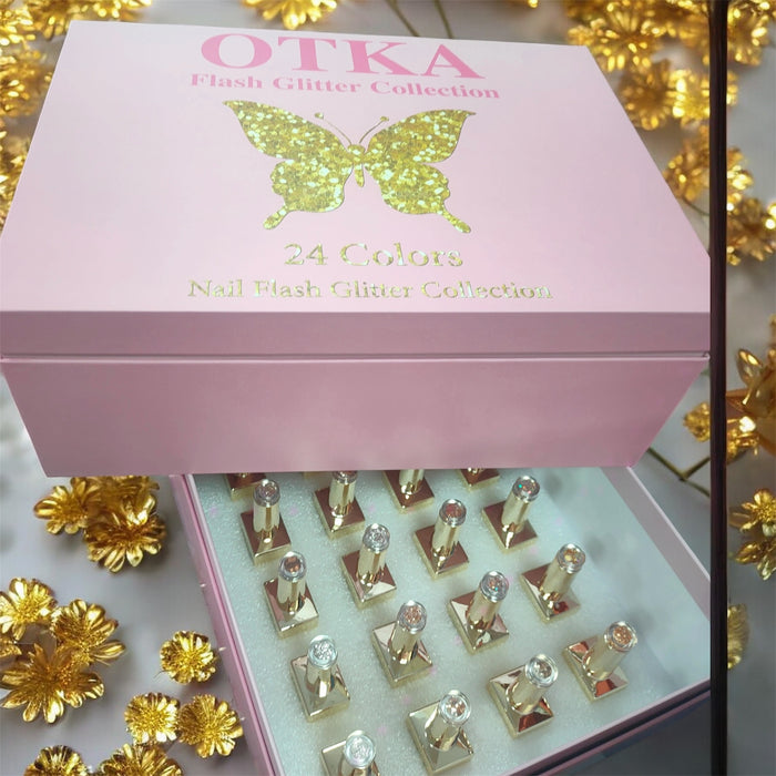 NEW 2026 - Super shiny Gold Silver Glitter Gel Polish 24 Colors