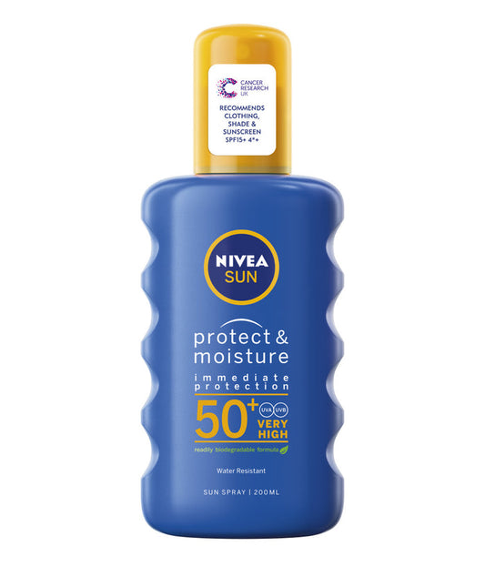 Nivea Sun Moisturising Sun Spray 50+ 200 ml