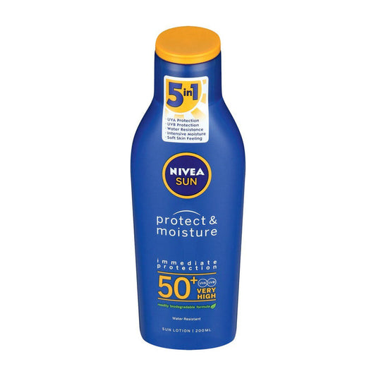 Nivea Sun Protect & Moisture Sun Lotion Spf50+ Sunscreen 200ml
