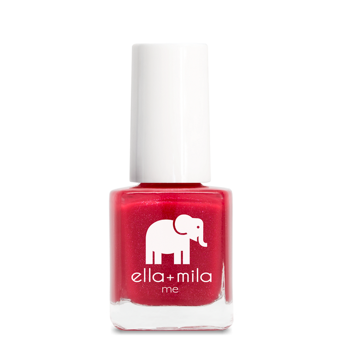 No Place Like Home shimmery ruby red nail polish bottle – ella+mila