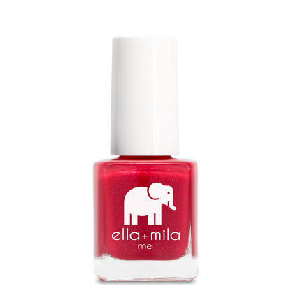 No Place Like Home shimmery ruby red nail polish bottle – ella+mila