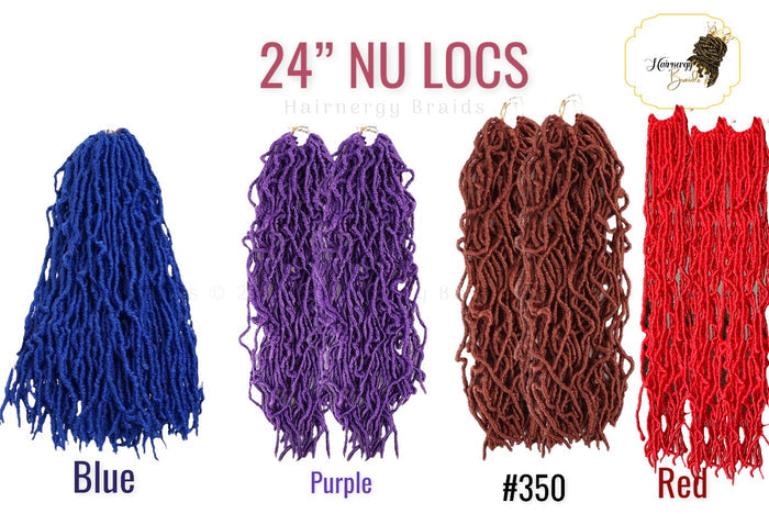 NU Locs Crochet Hair 24"