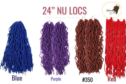 NU Locs Crochet Hair 24"