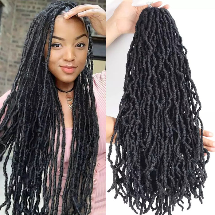 NU Locs Crochet Hair 24"