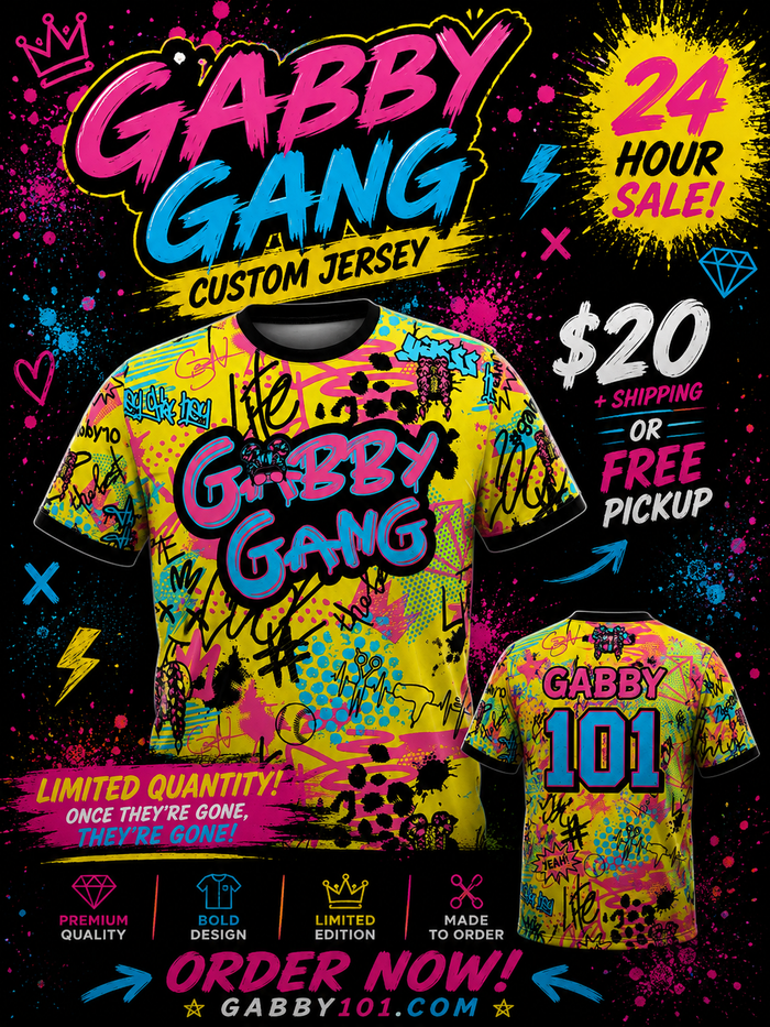 OG Gabby Gang Custom Jersey