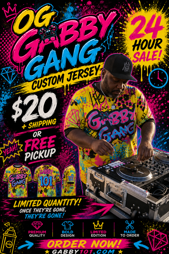 OG Gabby Gang Custom Jersey