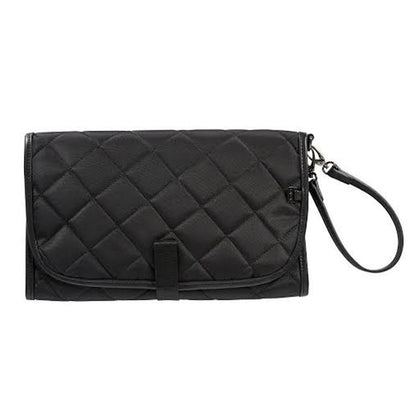 OiOi Nappy Clutch - Black Quilt
