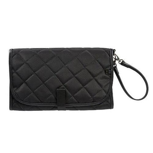 OiOi Nappy Clutch - Black Quilt