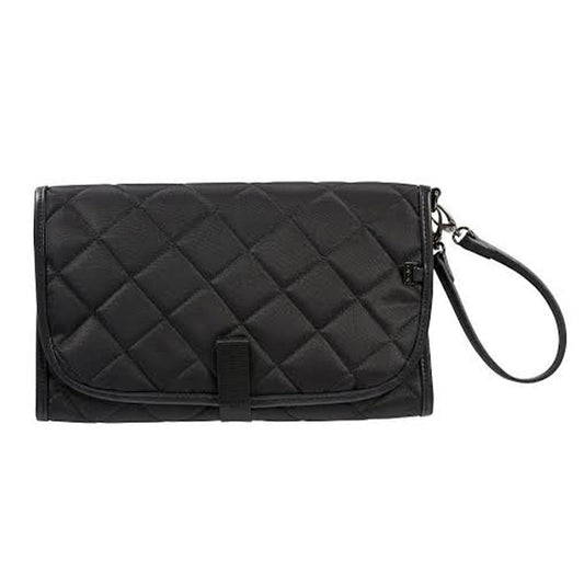 OiOi Nappy Clutch - Black Quilt