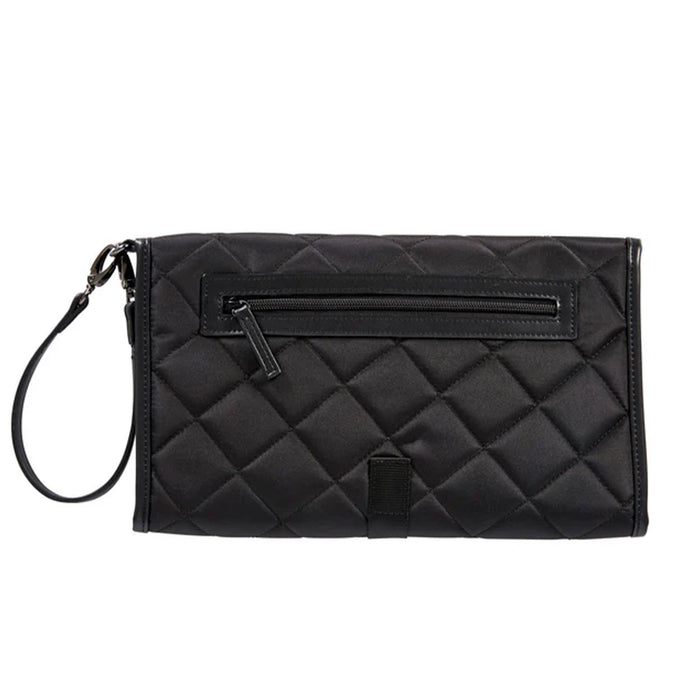 OiOi Nappy Clutch - Black Quilt