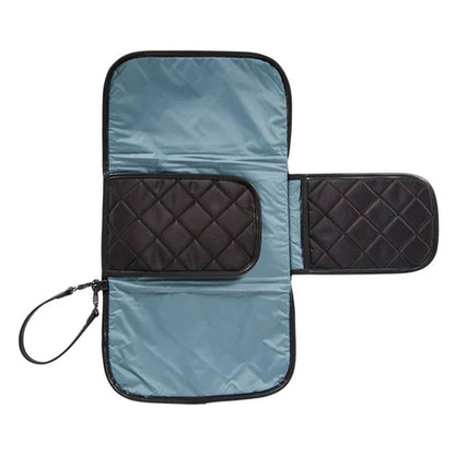 OiOi Nappy Clutch - Black Quilt