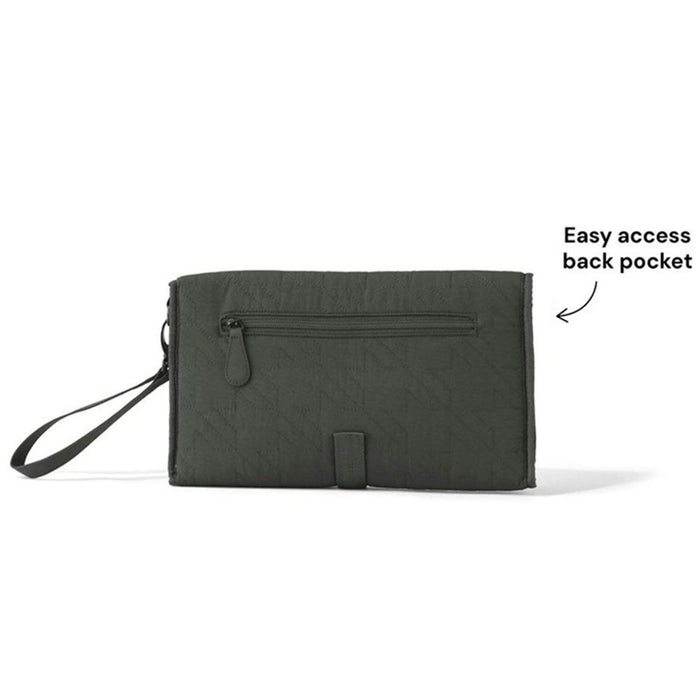 OiOi Nappy Clutch - Olive Quilt