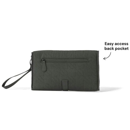 OiOi Nappy Clutch - Olive Quilt