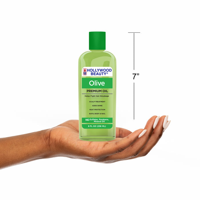 Olive Premium Oil for Hair, Scalp, Skin, and Nails - 8 fl oz