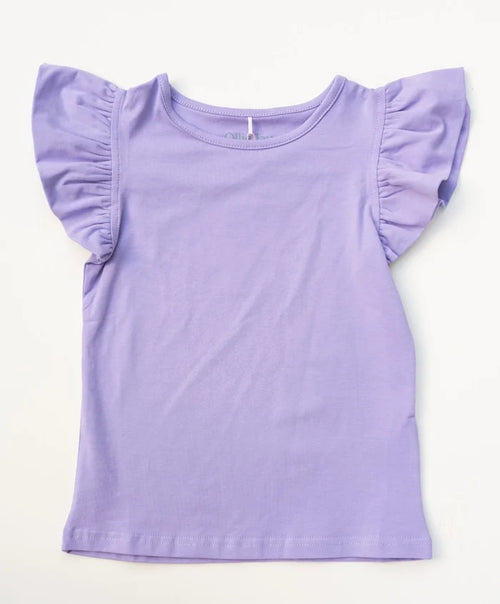 Ollie Jay Flutter Tee-Purple