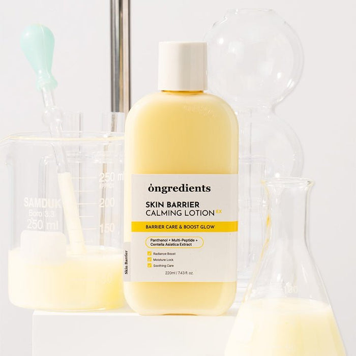 ongredients Skin Barrier Calming Lotion EX 150ml مكونات لوشن تهدئة حاجز البشرة EX - Princess Cosmetics Qatar