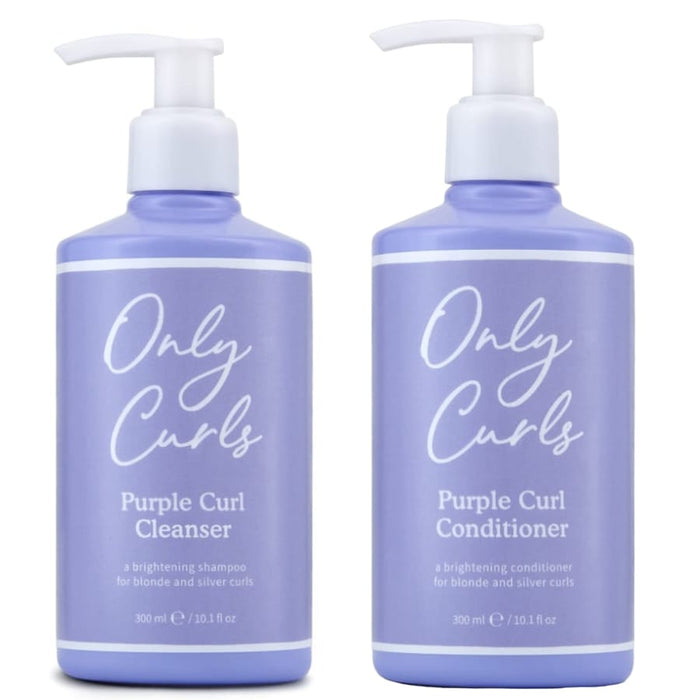 Only Curls Purple Curl Cleanser & Conditioner Duo