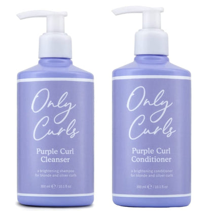 Only Curls Purple Curl Cleanser & Conditioner Duo