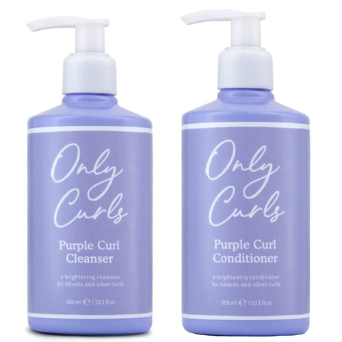 Only Curls Purple Curl Cleanser & Conditioner Duo