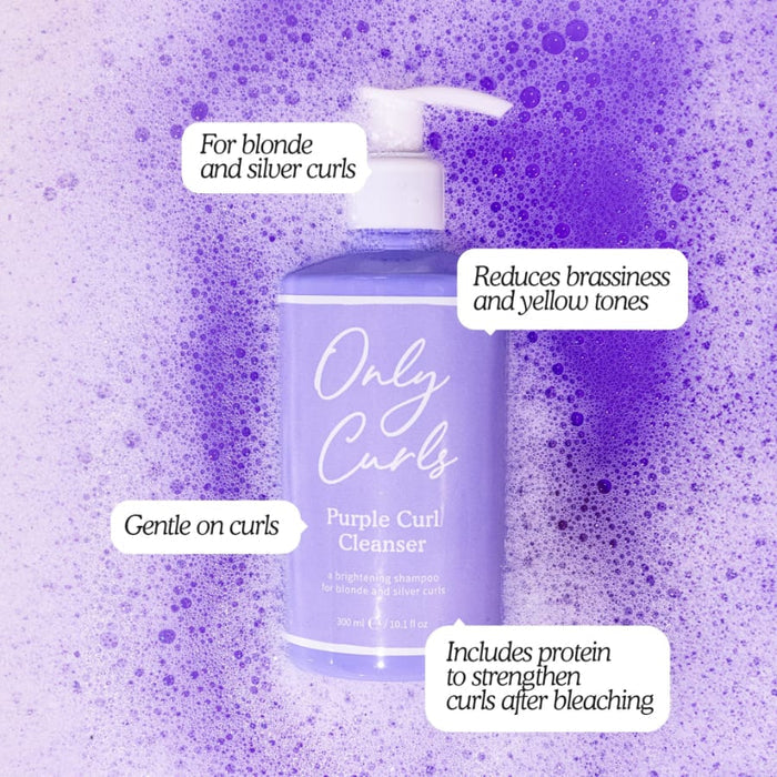 Only Curls Purple Curl Cleanser & Conditioner Duo