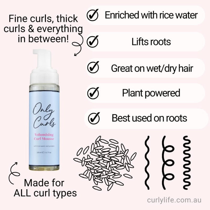 Only Curls Volumising Curl Mousse