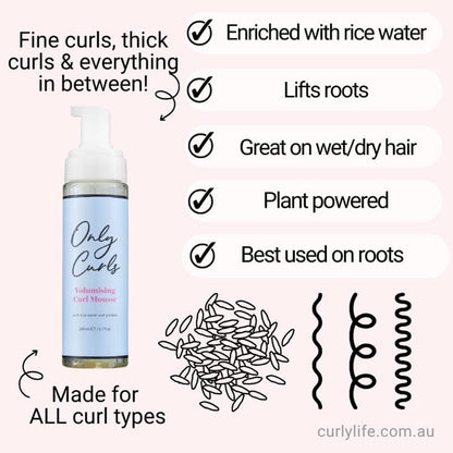 Only Curls Volumising Curl Mousse