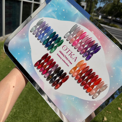OTKA5 Galaxy Cat Eye Gel Collection 36 colors + free Water Drop Top Coat and Magnets