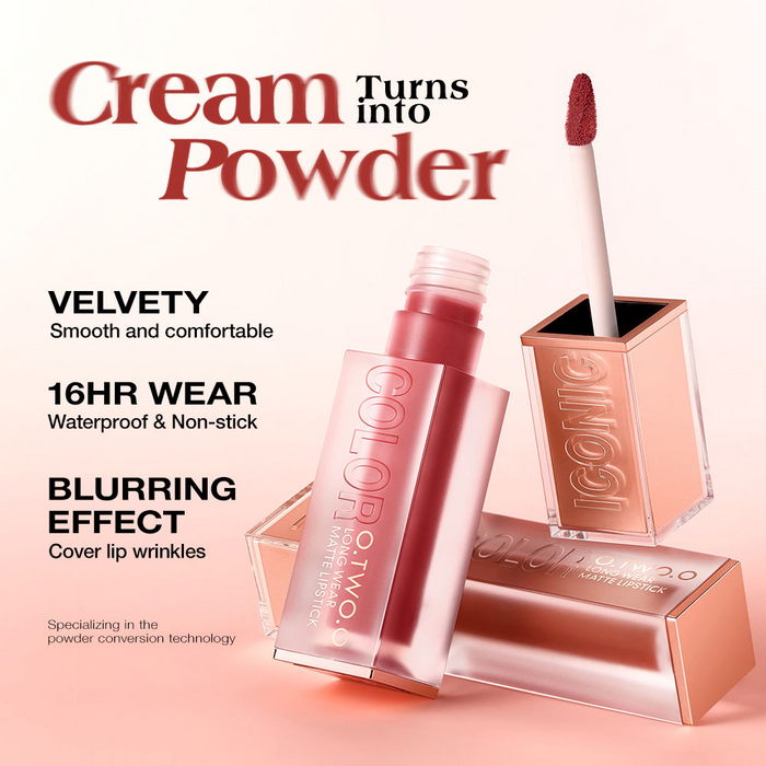 O.TWO.O HAUTE LONG WEAR VELVET MATTE LIPSTICK