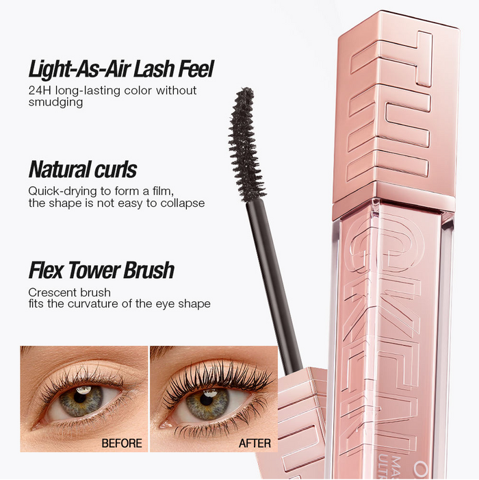 O.TWO.O HAUTE ULTRA THICK AND CURLING MASCARA