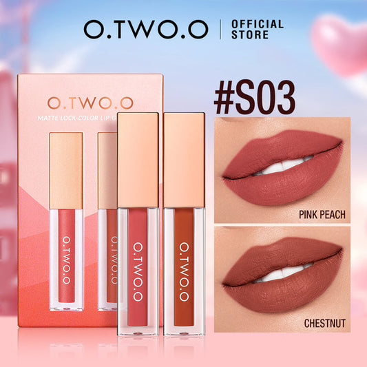 O.TWO.O MATTE LOCK COLOR LIP GLAZE SET