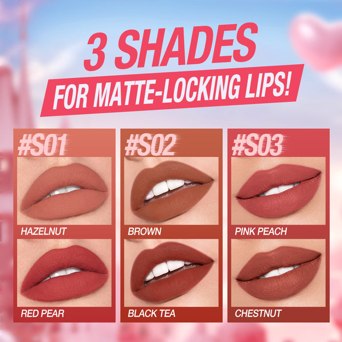 O.TWO.O MATTE LOCK COLOR LIP GLAZE SET