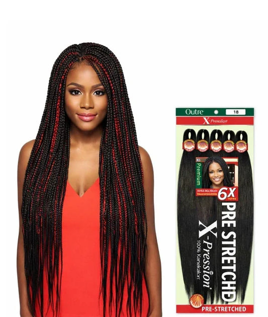 Outre Expression Pre-Stretched Braiding Hair 6X 52"
