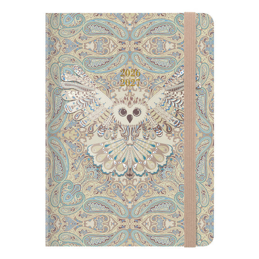 Paisley Academic Weekly Planner, A6, 2026 - 2027 - Multilingual (27-030851, 27-031137, 27-030850, 27-031136)