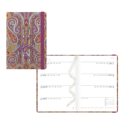Paisley Academic Weekly Planner, A6, 2026 - 2027 - Multilingual (27-030851, 27-031137, 27-030850, 27-031136)