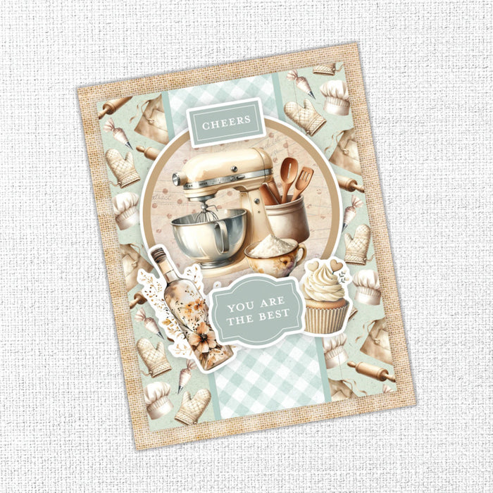 Paper Rose - 6X6 Paper Collection - Heart & Home Memories. 18 double-sided patterned papers. Available at Embellish Away located in Bowmanville Ontario Canada. Example by brand ambassador.
