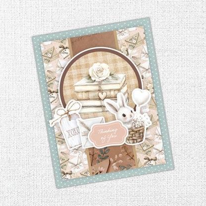 Paper Rose - 6X6 Paper Collection - Heart & Home Memories. 18 double-sided patterned papers. Available at Embellish Away located in Bowmanville Ontario Canada. Example by brand ambassador.