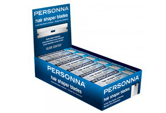 PERSONNA HAIR SHAPER BLADES - 60 BLADES # BP8800 - Palms Fashion Inc.
