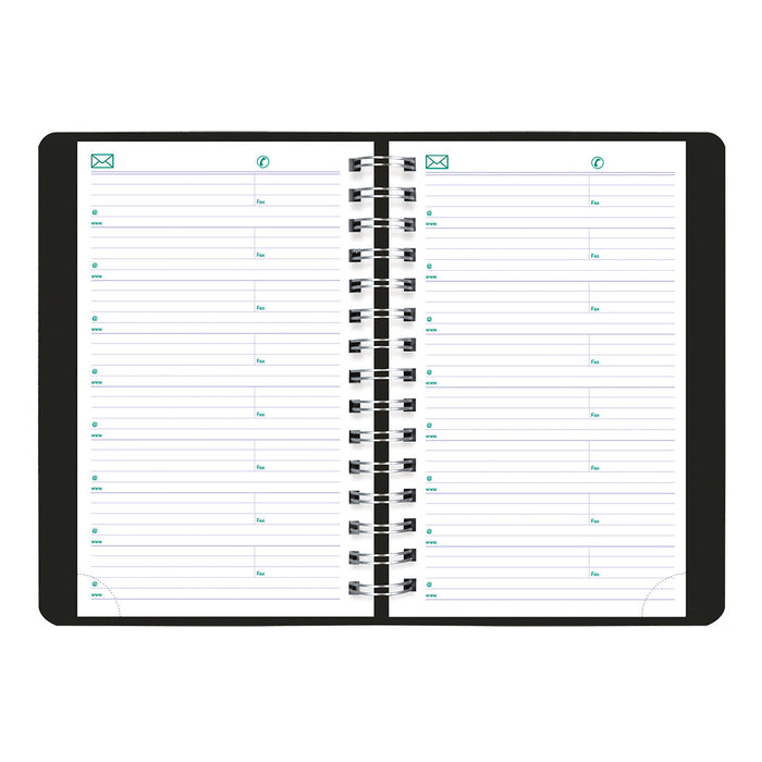 Blueline Plan & Link™ Daily Appointment Book, 2027 - Black C1504W.81-27