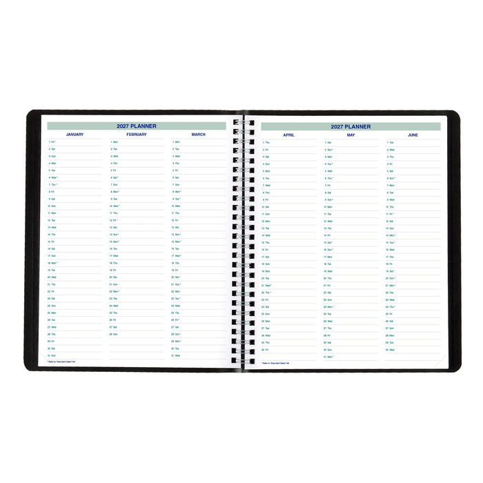 Plan & Link™ Weekly Appointment Book, 2027, Black C5275.81T-27 Blueline