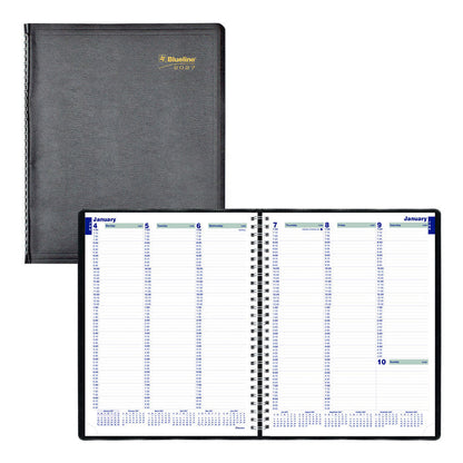 Plan & Link™ Weekly Appointment Book, 2027, Black C5950.81T-27 Blueline